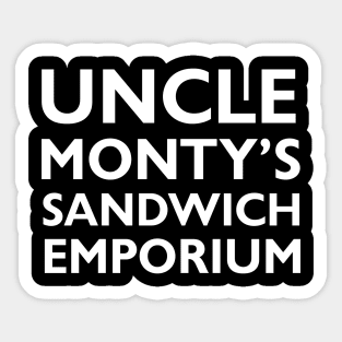 Uncle Monty's Sandwich Emporium Sticker